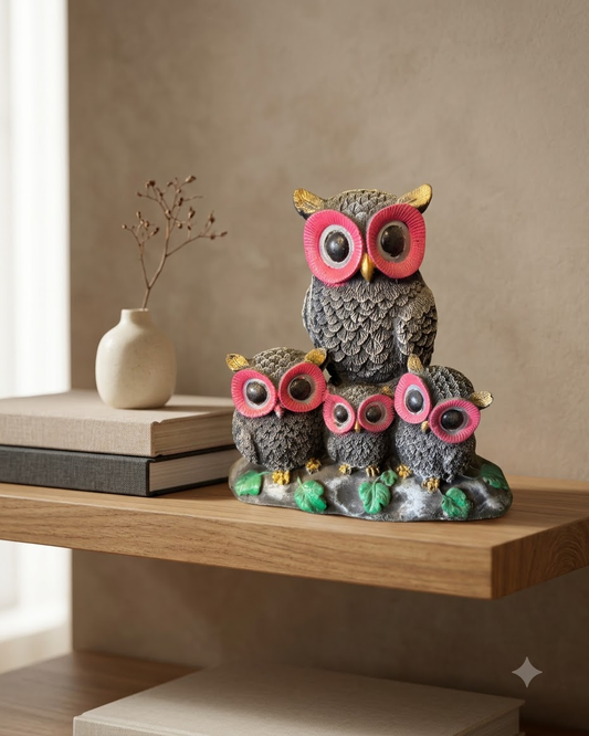 Owl Family Showpiece Set of 4