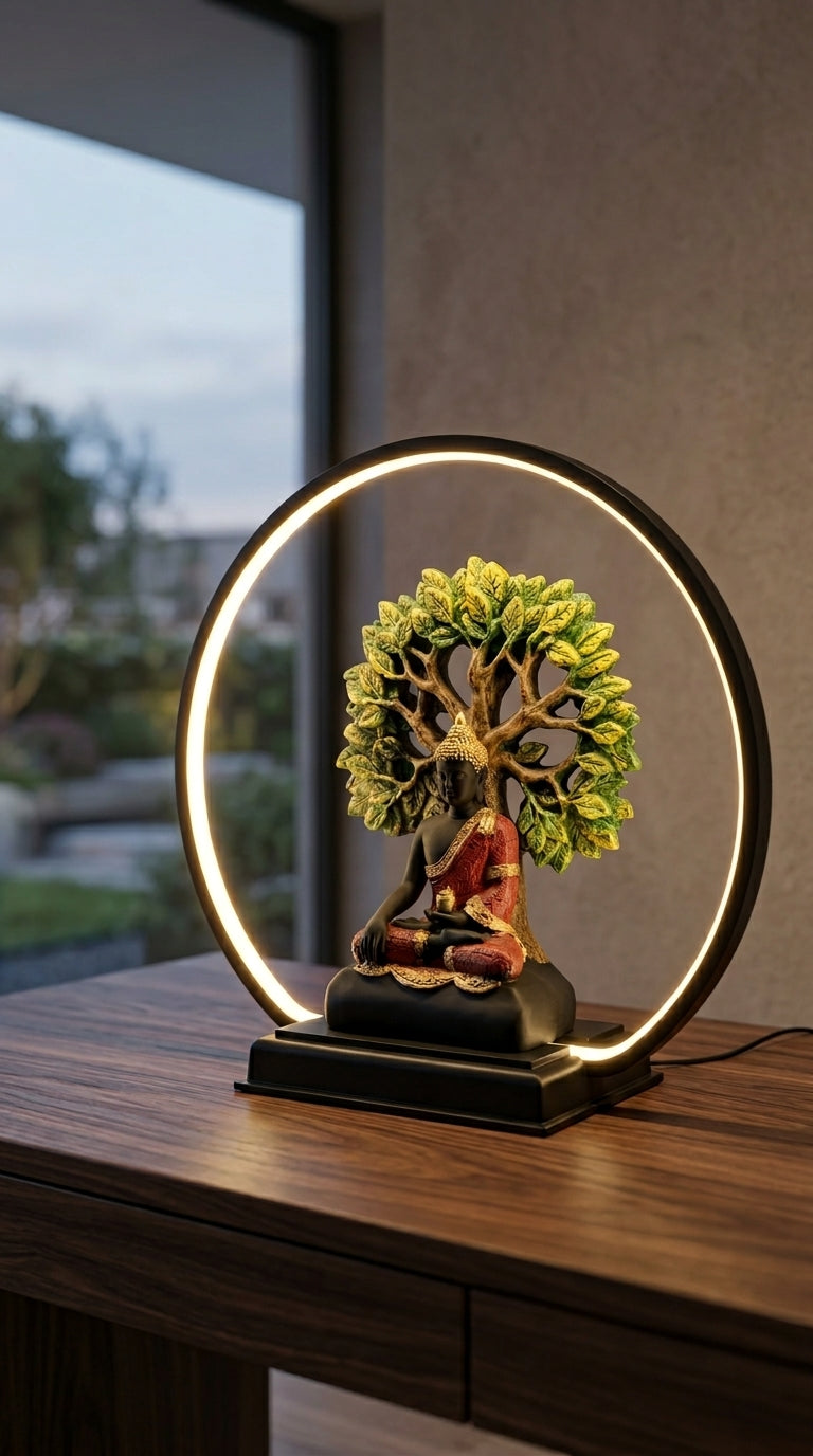 Handcrafted LED Buddha 