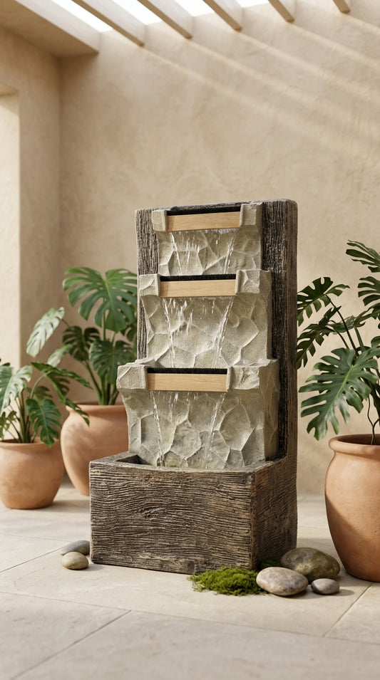 Luxury Cascading Tabletop Water Fountain