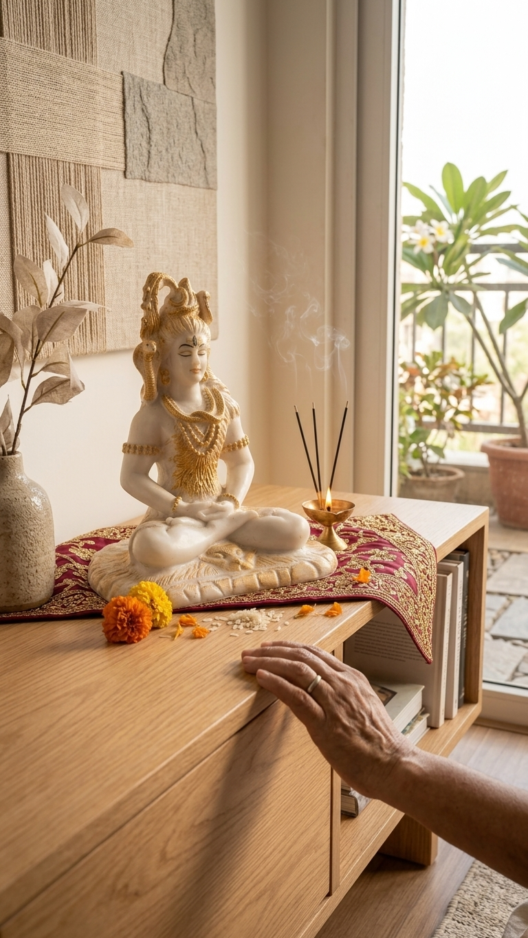 Meditating Shiva statue Idol for Home Decor & Pooja
