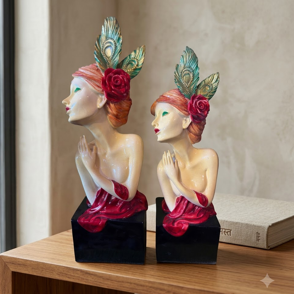 Elegant Praying Lady Set of 2