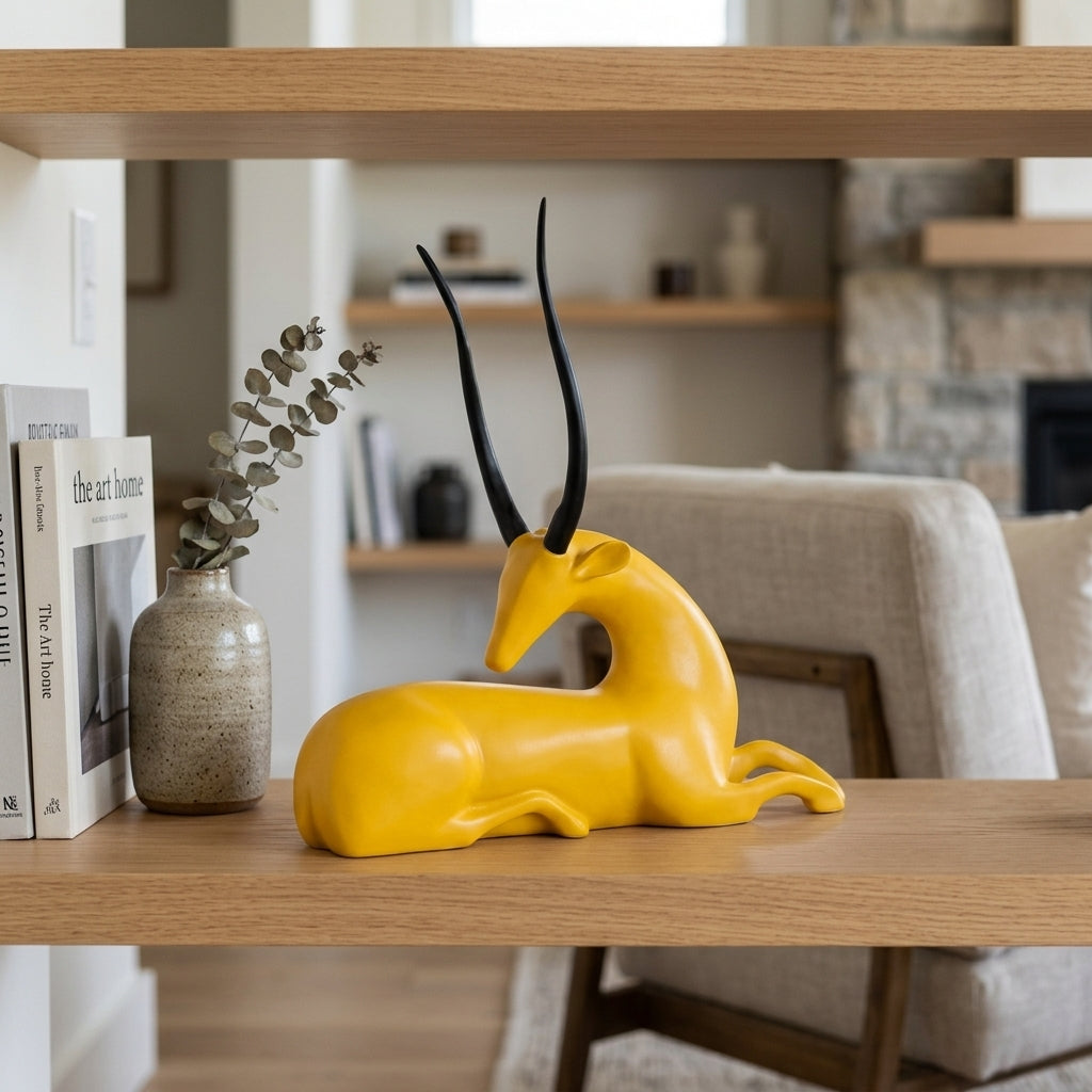 Modern Antelope Sculpture