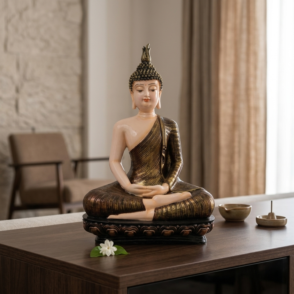 Meditating Buddha Idol