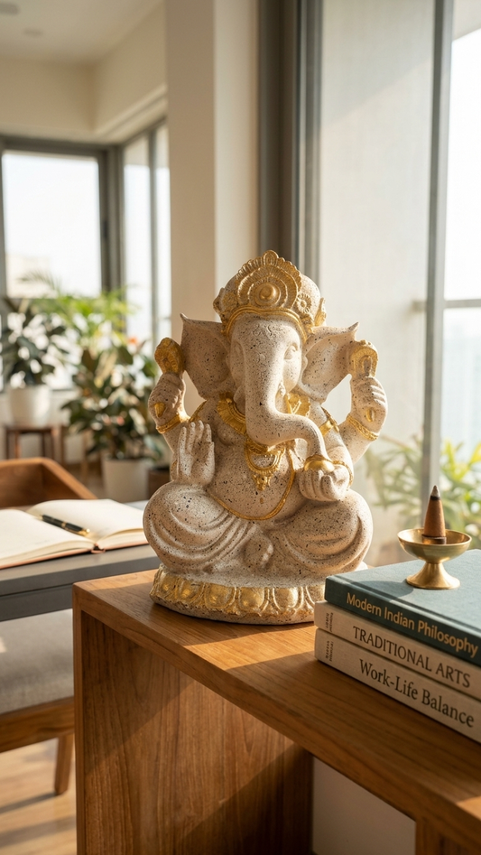 handcrafted Ganesha Idol for Home Decor