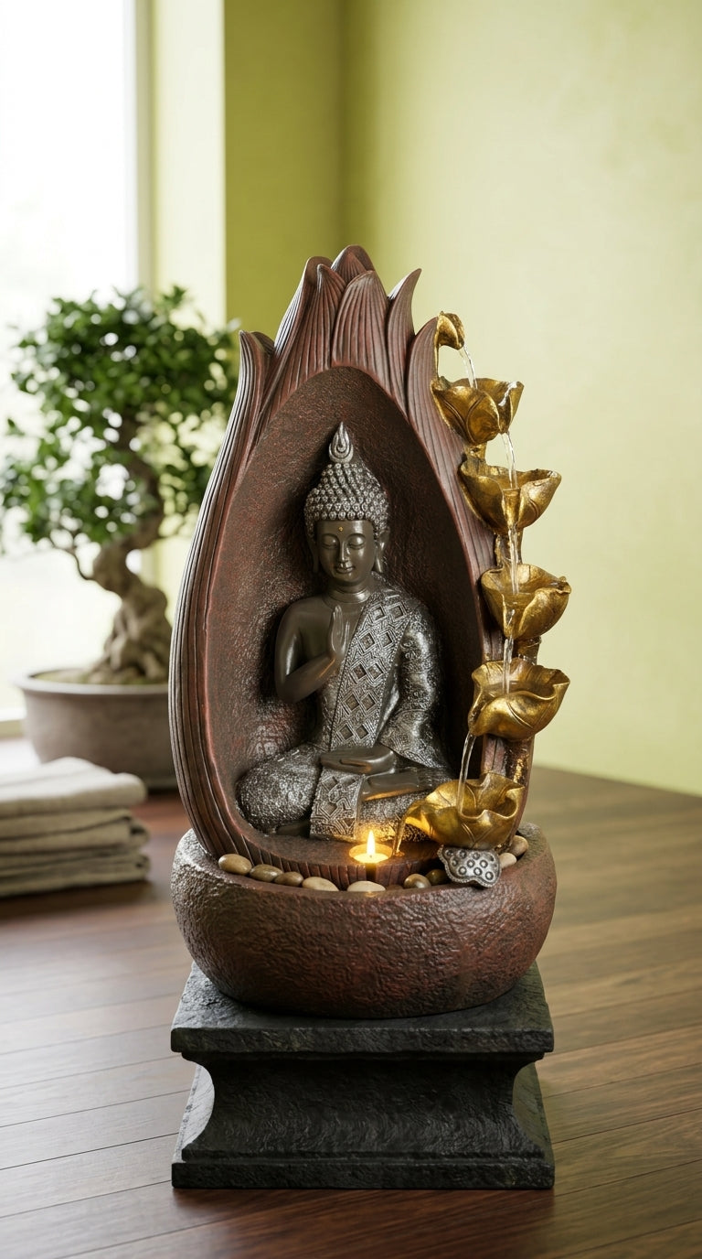 Handcrafted Buddha Water Fountain