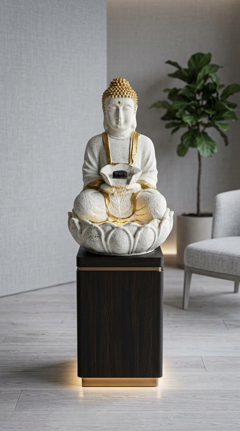 Handcrafted Luxury Buddha Water Fountain