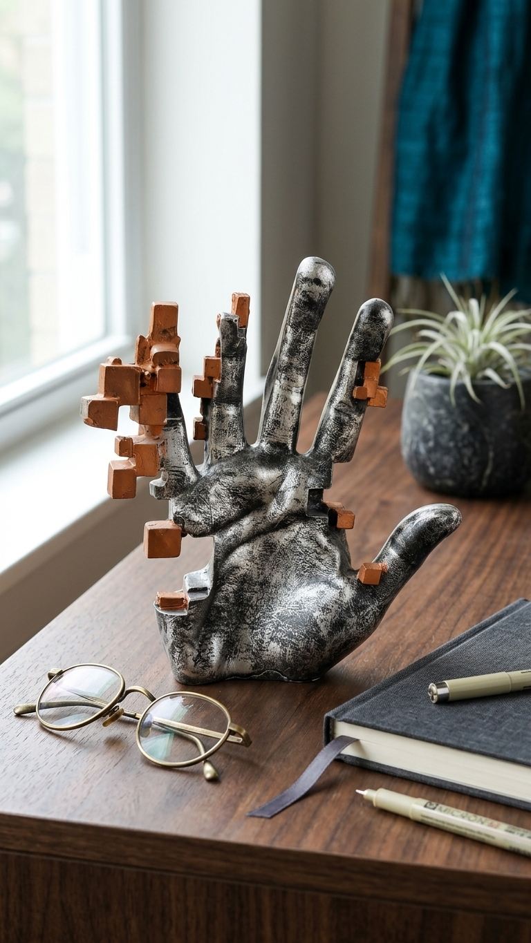 Abstract hand sculpture home decor India – Luxury Modern Home Decor Showpiece India