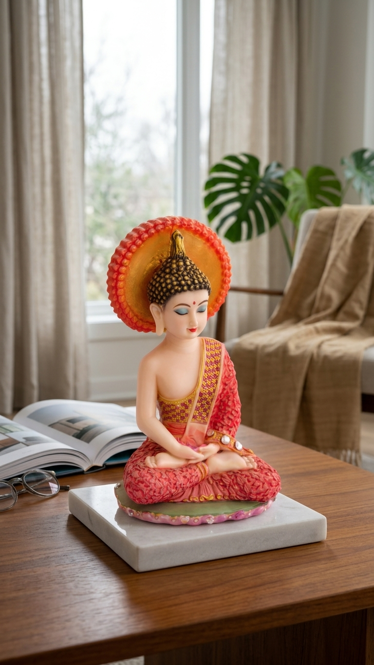 handcrafted Buddha showpiece