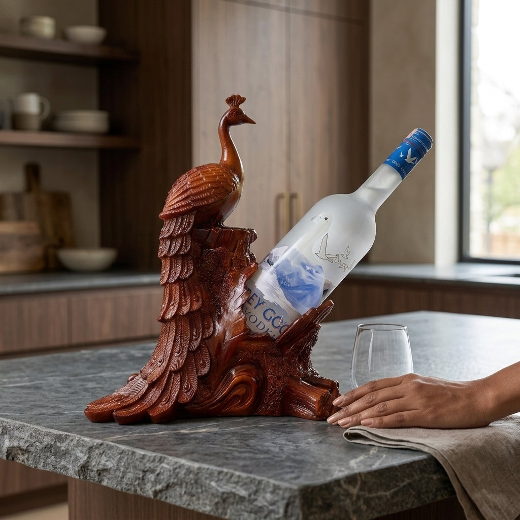 Peacock Bottle Holder
