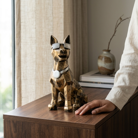 Handcrafted Modern Dog Showpiece
