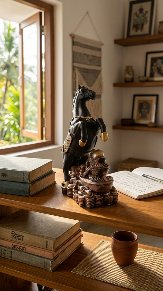 black horse wealth decor