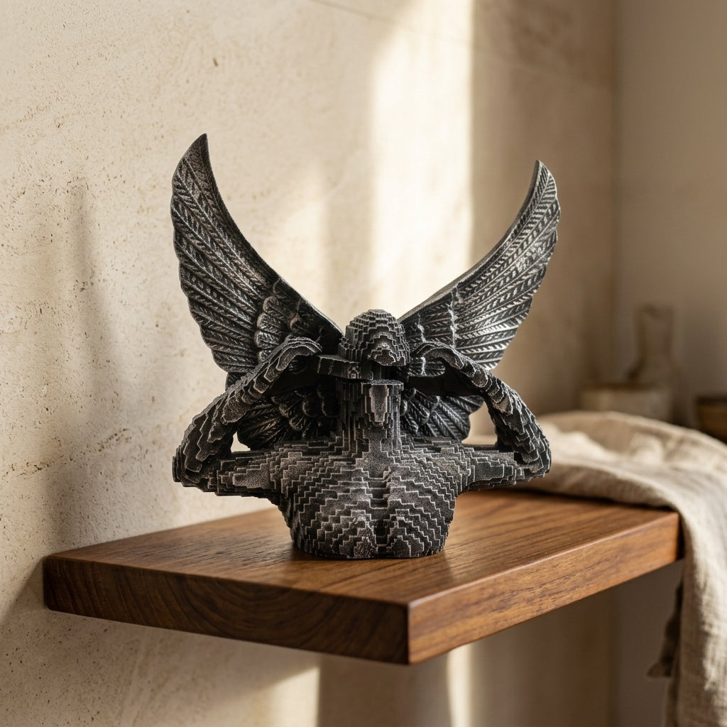 Winged Guardian Sculpture