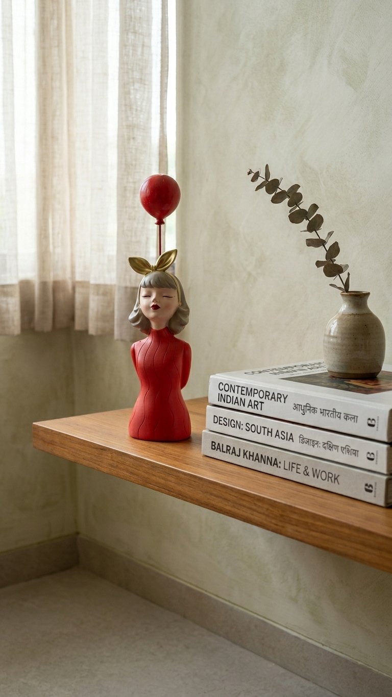 Handcrafted girl balloon showpiece