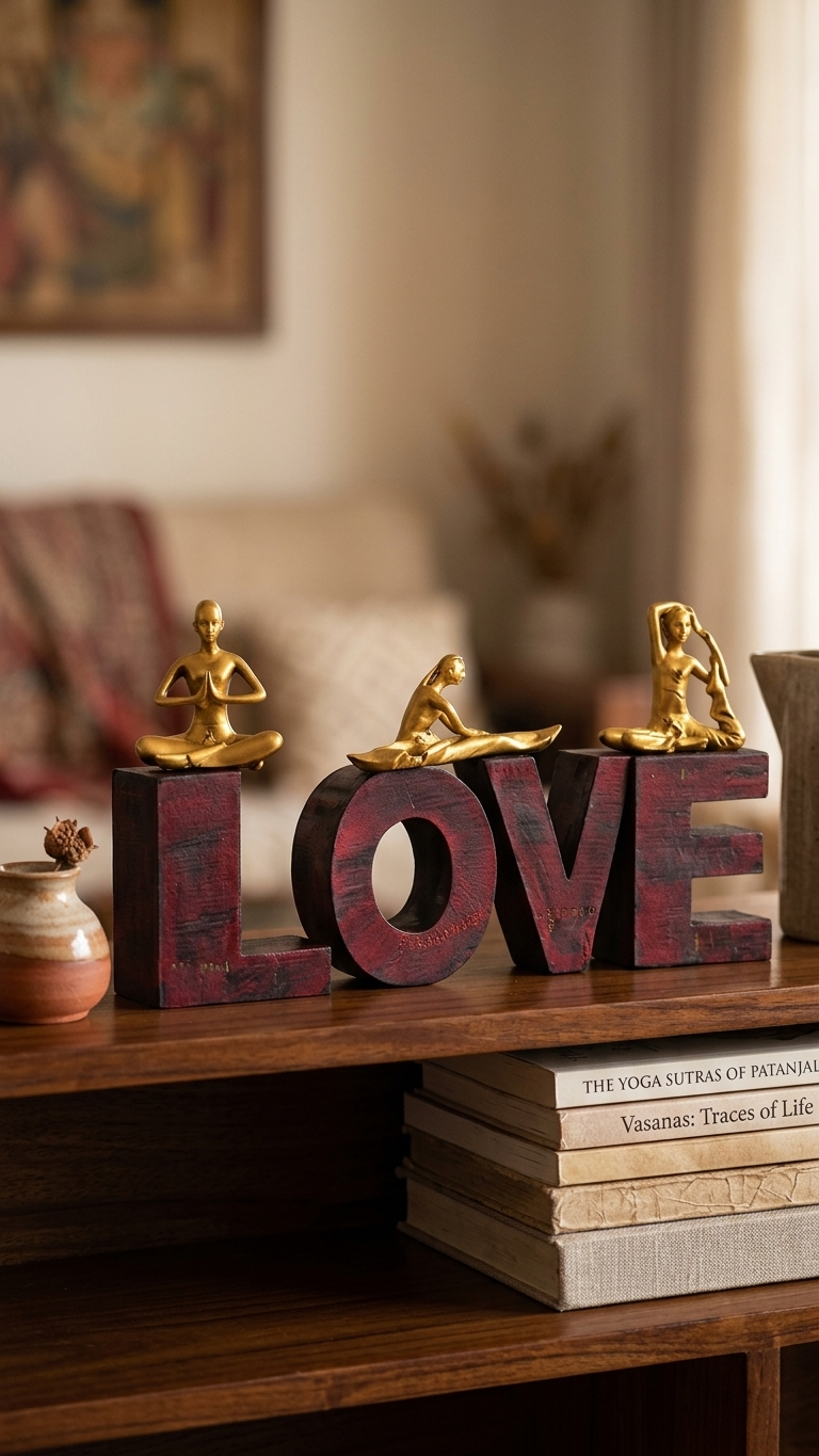 yoga figurine showpiece for home decor India – Home & Office Decor