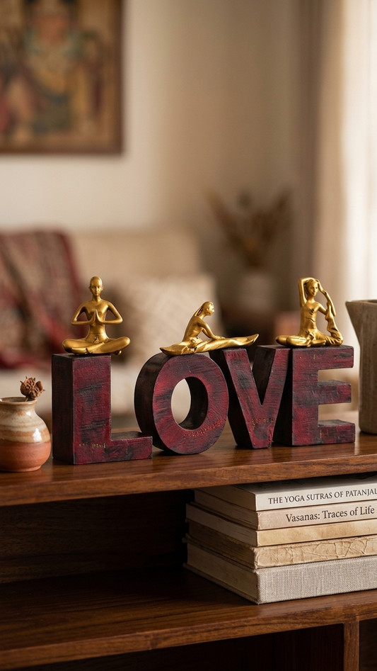 yoga figurine showpiece for home decor India – Home & Office Decor