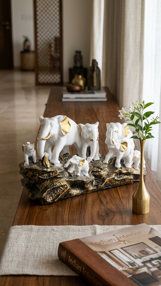 Royal White Elephant Family