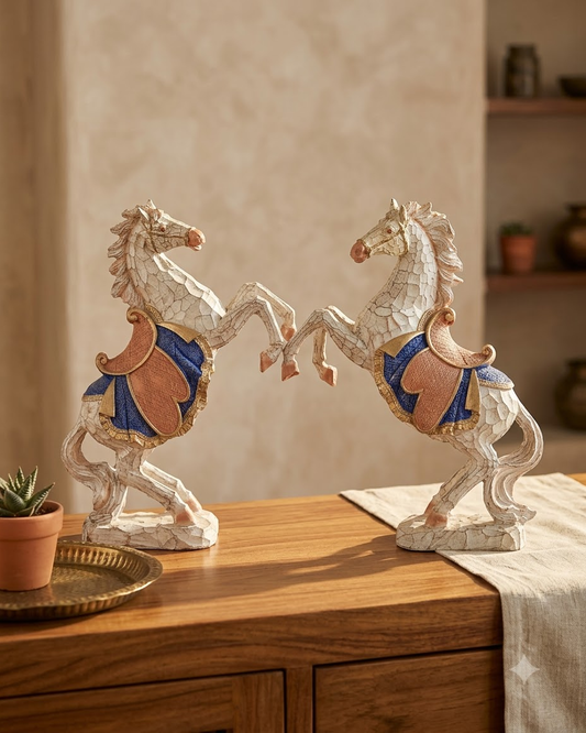 Pair of Horse Showpiece for Home Decor