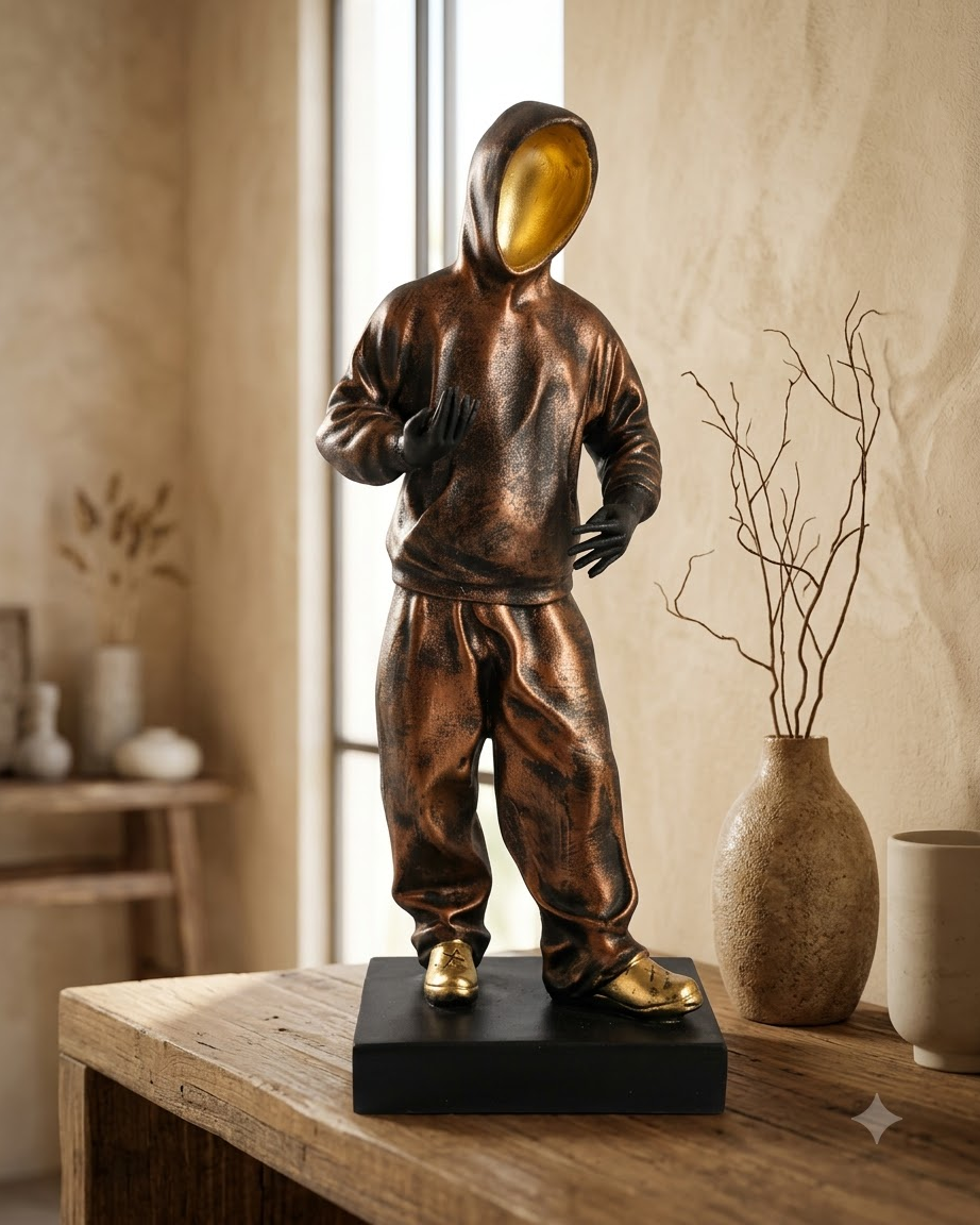 Faceless Man Sculpture for Home Decor