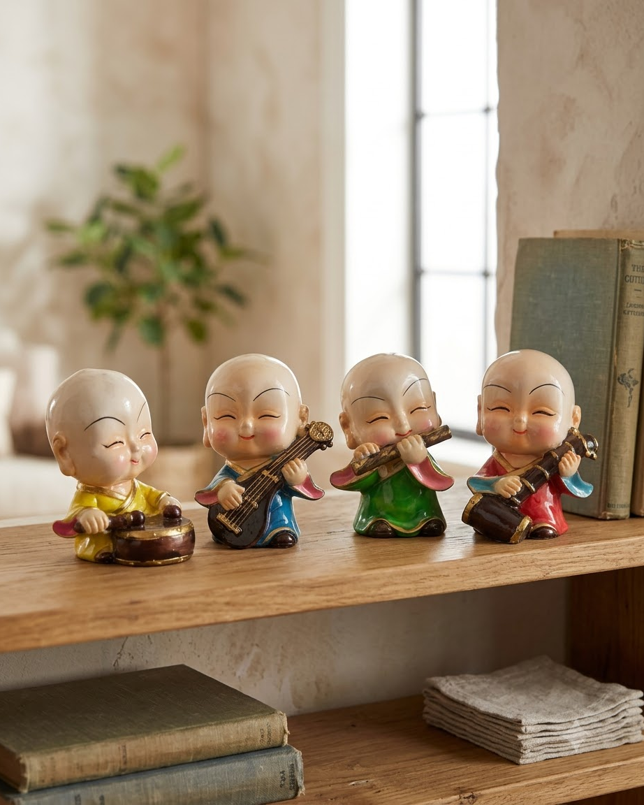 Musical Baby Monk Set of 4