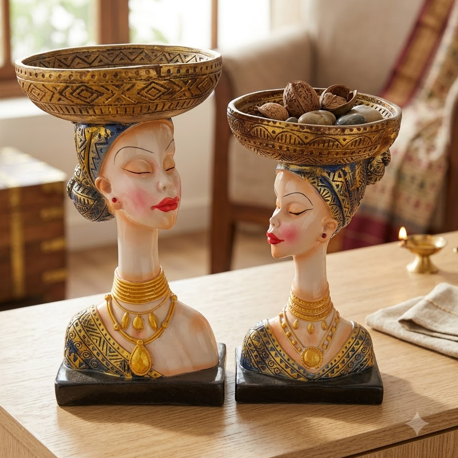 Lady Face Bowl Set of 2