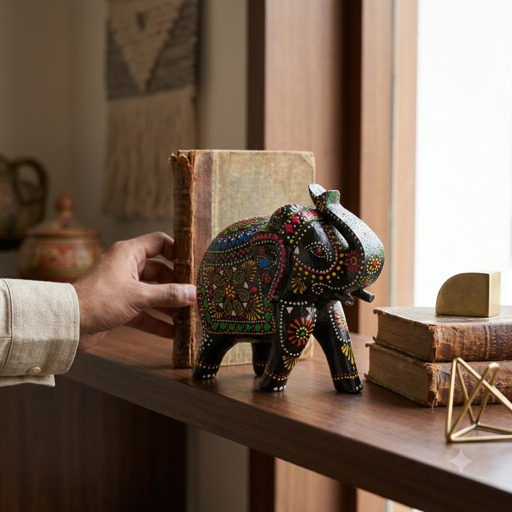 Hand Painted Elephant
