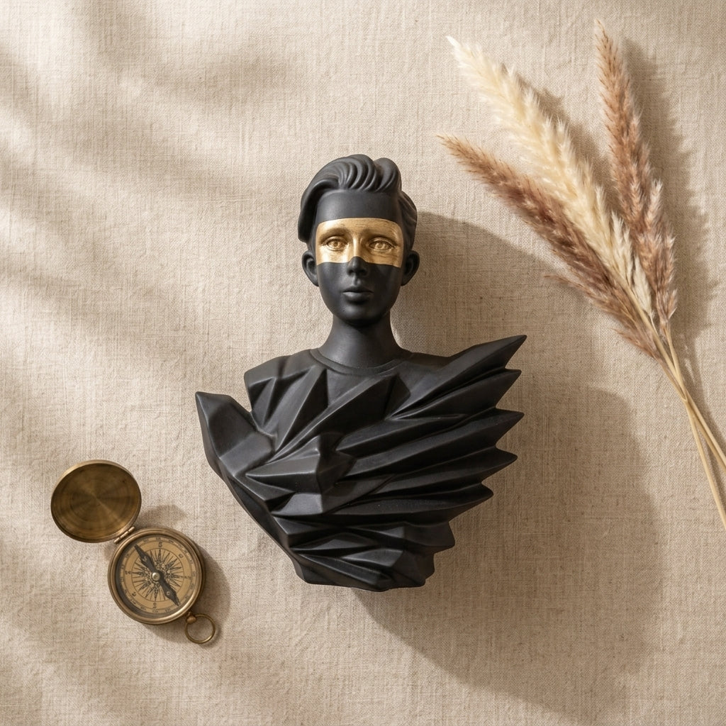 Geometric Gentleman Scultpture