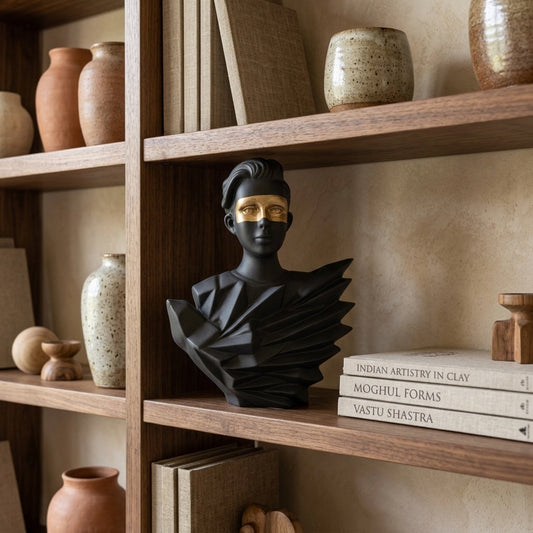 Handcrafted Geometric Gentleman Bust