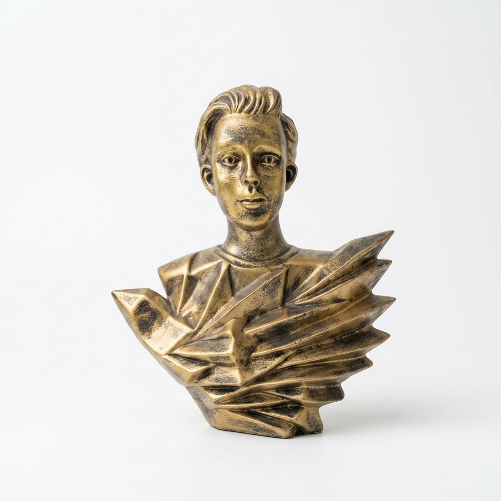 Geometric Gentleman Scultpture