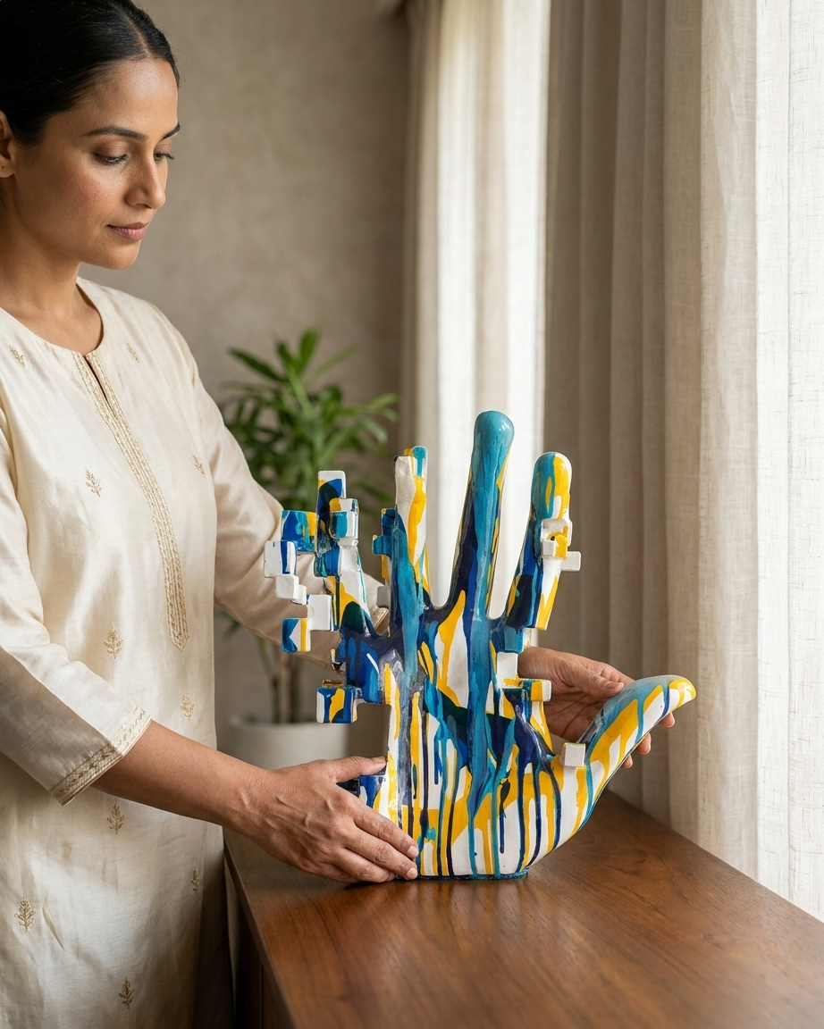 Abstract Hand Sculpture
