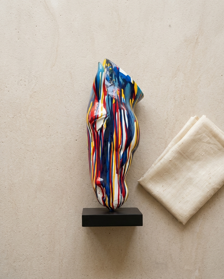 Handcrafted Abstract Horse Head Sculpture Showpiece – Artisan Modern Home Decor