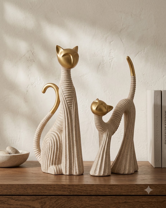 Modern Cat Set Of 2