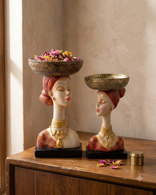 Lady Face Bowl Set Of 2