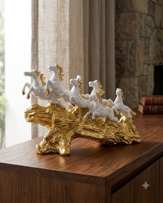 7 Running Horses