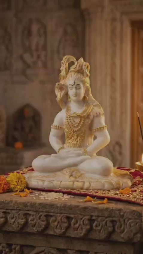 Meditating Shiva statue Idol for Home Decor & Pooja